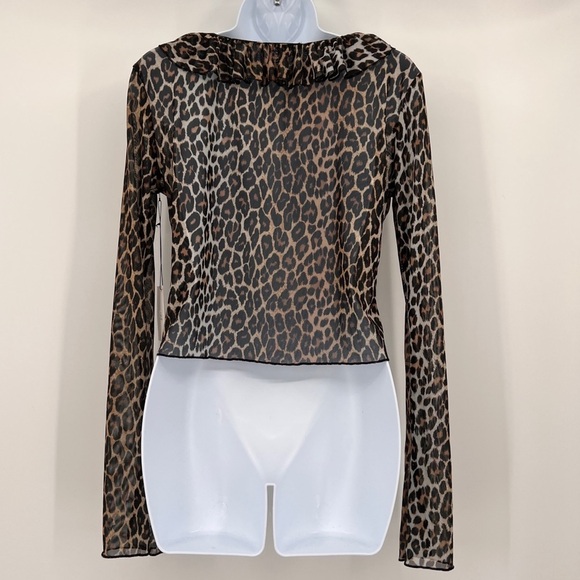 MAJORELLE Skylar Top in Brown Size Medium NWT - Picture 4 of 11